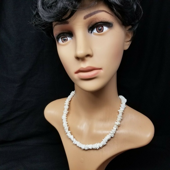 Hawaiian surfer pooka shell necklace 70s style - Picture 2 of 5